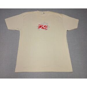 Rusty Surf Skate Red Box Logo Graphic T-Shirt Black Men's 2XL